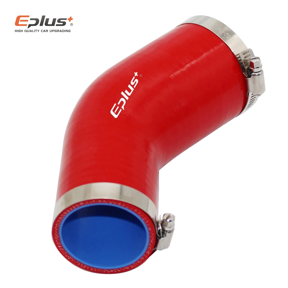 EPLUS Universal Silicone Tubing Hose 45 Degrees Big To Small Connector Reducer Car Intercooler Turbo Intake Pipe Silica Gel Red
EPLUS Universal Silicone Tubing Hose 45 Degrees Big To Small Connector Reducer Car Intercooler Turbo Intake Pipe Silica Gel Red