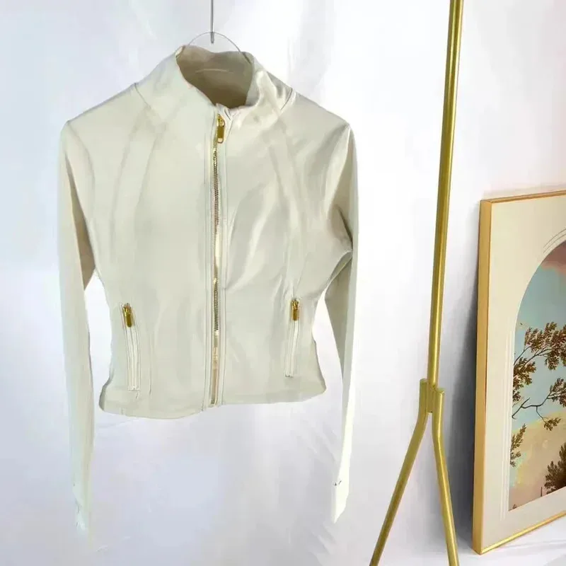 2026 Cropped Defines Jacket Spring Autumn Tight-fitting Thin Sportswear Training Running Gym Yoga Cardigan Jacket Coat 
2026 Cropped Defines Jacket Spring Autumn Tight-fitting Thin Sportswear Training Running Gym Yoga Cardigan Jacket Coat