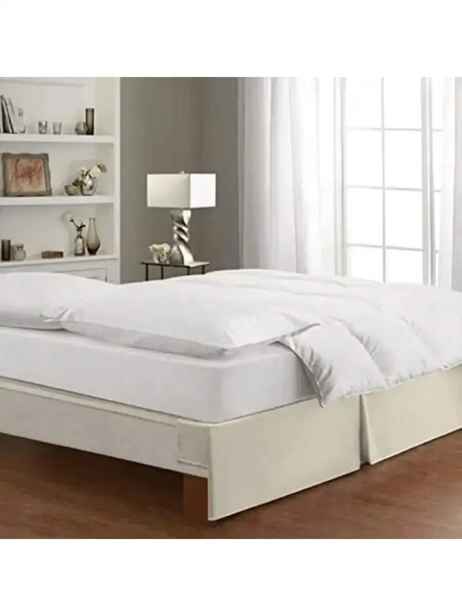100% Cotton Sateen 400TC Bed Skirt Queen Size 12 Inch Drop Wraparound Tailored
100% Cotton Sateen 400TC Bed Skirt Queen Size 12 Inch Drop Wraparound Tailored