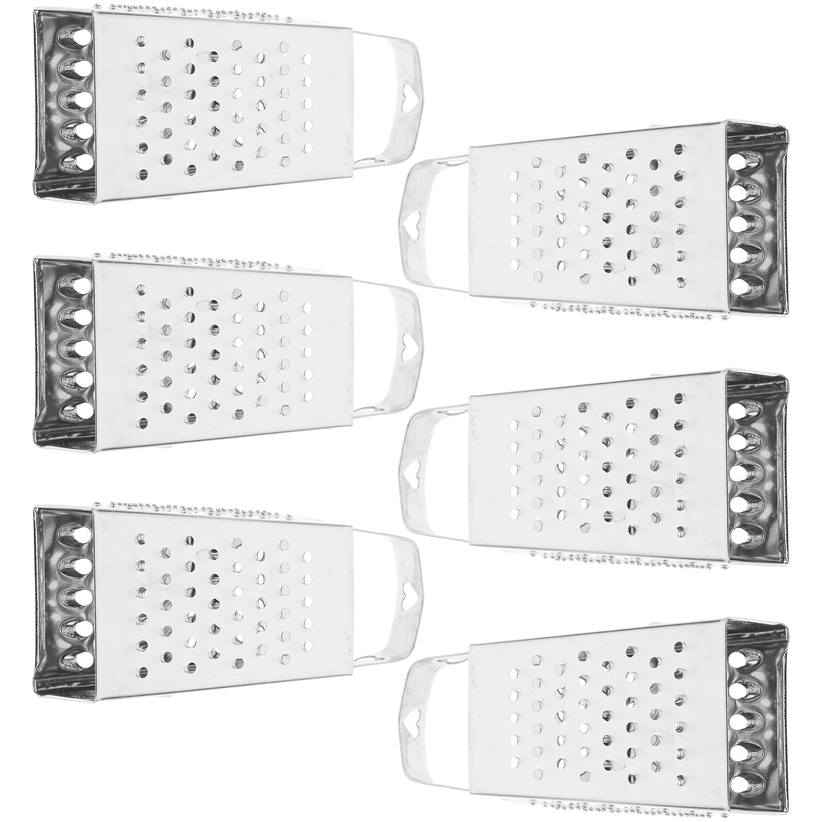 6pcs Stainless Steel Grater Shredder Tool for Cheese Potato Counter Slicer Manual Handheld
6pcs Stainless Steel Grater Shredder Tool for Cheese Potato Counter Slicer Manual Handheld