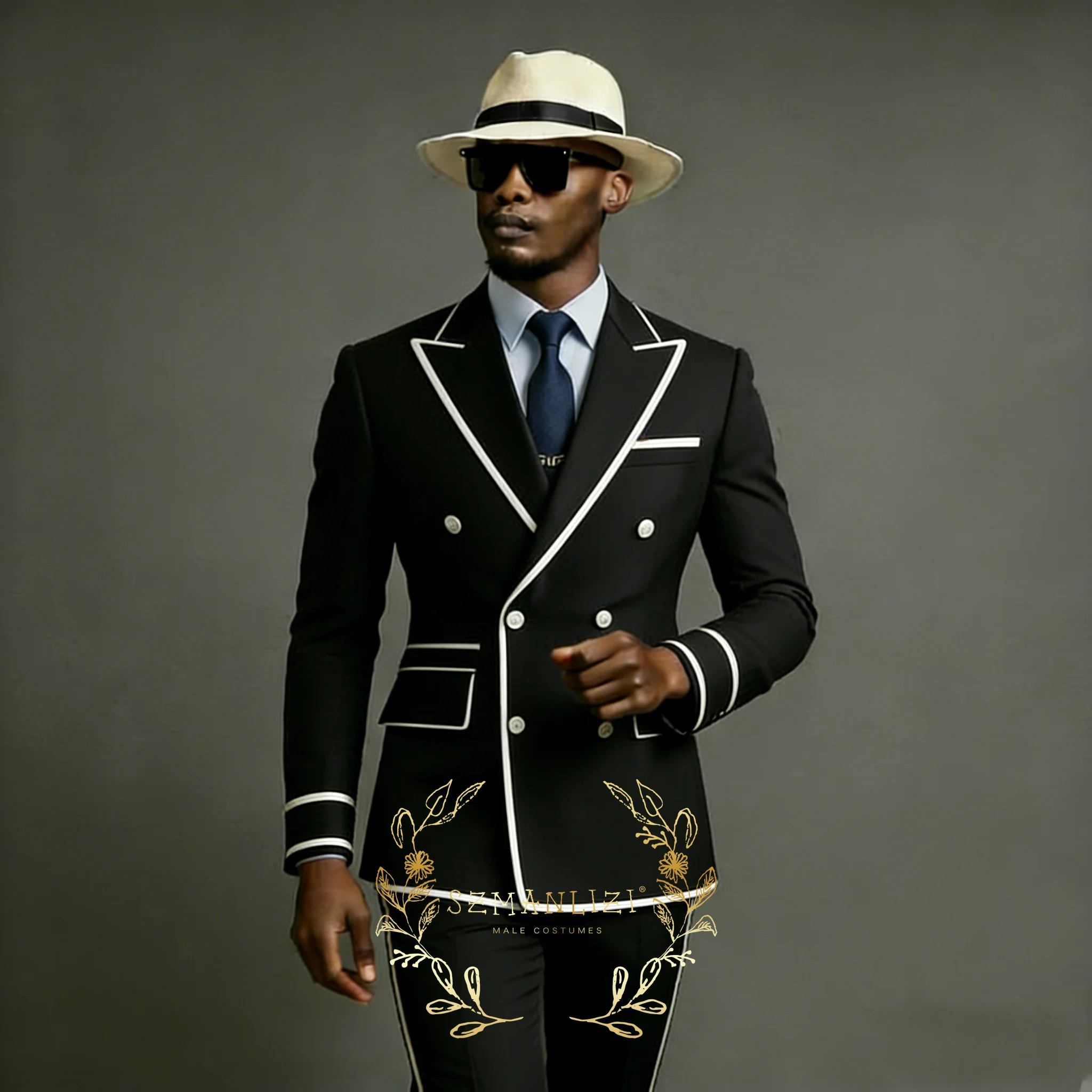 Двубортные черные свадебные костюмы для мужчин: модный приталенный фасон, смокинг для жениха, официальная одежда для шаферов, комплект из 2 предметов для выпускного вечера
Двубортные черные свадебные костюмы для мужчин: модный приталенный фасон, смокинг для жениха, официальная одежда для шаферов, комплект из 2 предметов для выпускного вечера