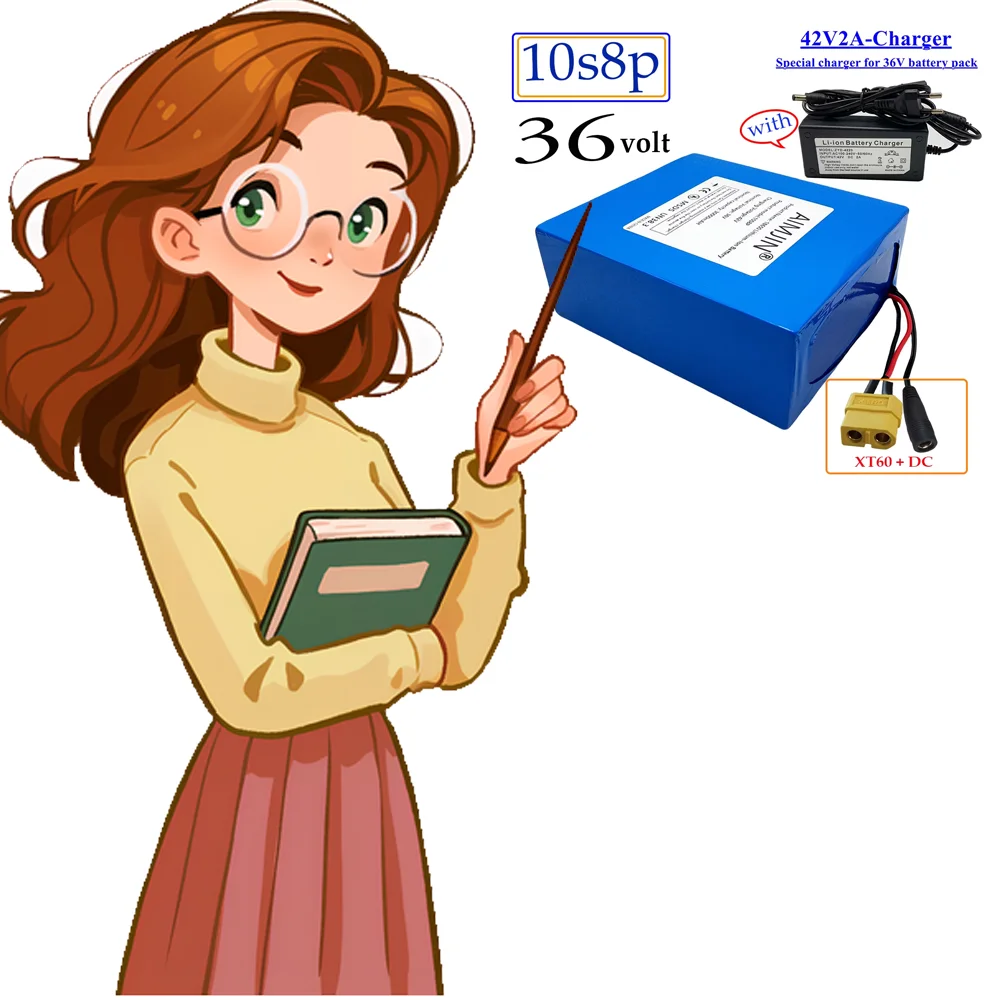36V 30000mAh 18650 10S8P Class A lithium battery pack, 1500W high power built-in BMS, suitable for various energy storage backup
36V 30000mAh 18650 10S8P Class A lithium battery pack, 1500W high power built-in BMS, suitable for various energy storage backup