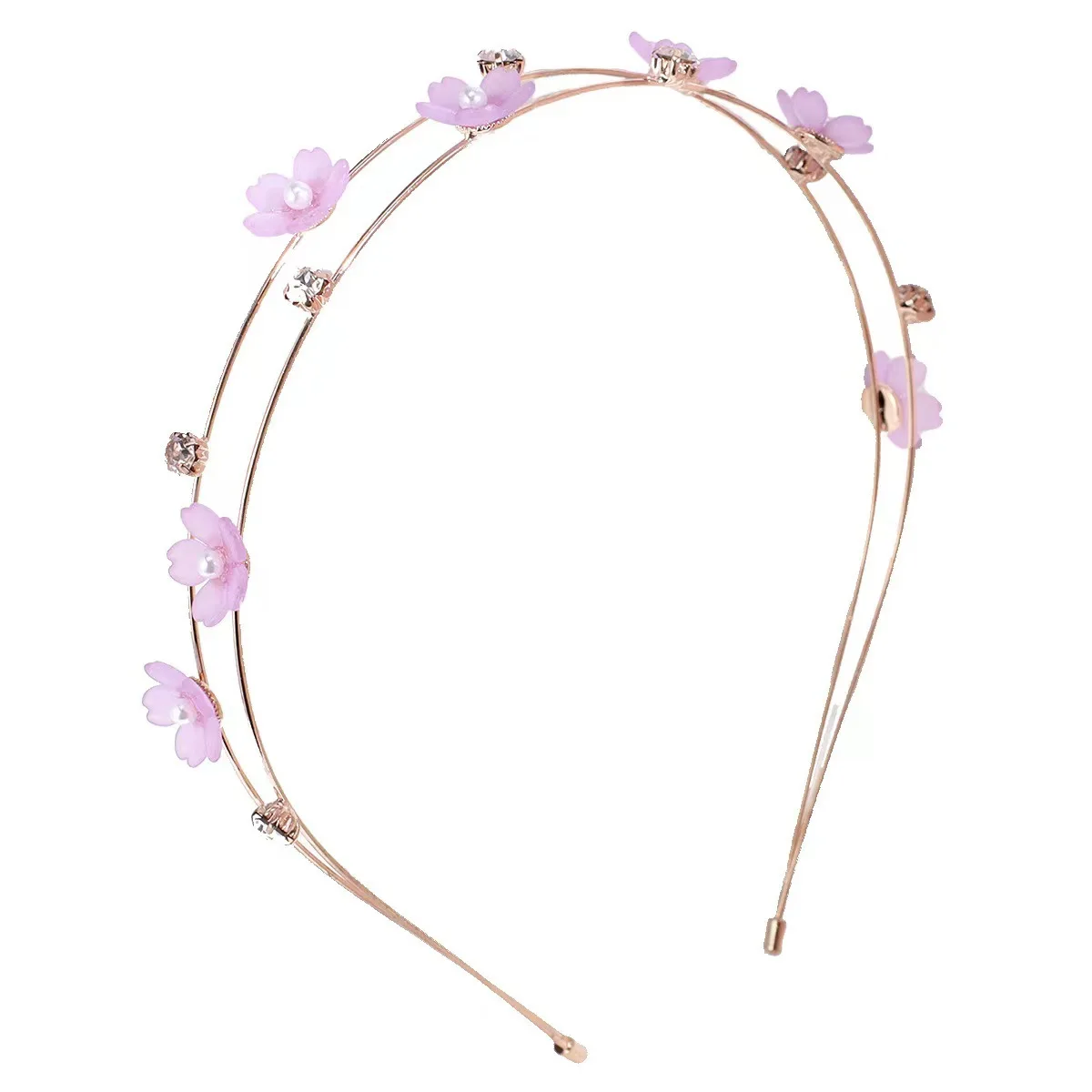 1pc Slim Double Layer Headband Korean Chic Floral Crystal Hair Hoop for Women Summer Daily Wear Delicate New Fashion Hairpin
1pc Slim Double Layer Headband Korean Chic Floral Crystal Hair Hoop for Women Summer Daily Wear Delicate New Fashion Hairpin