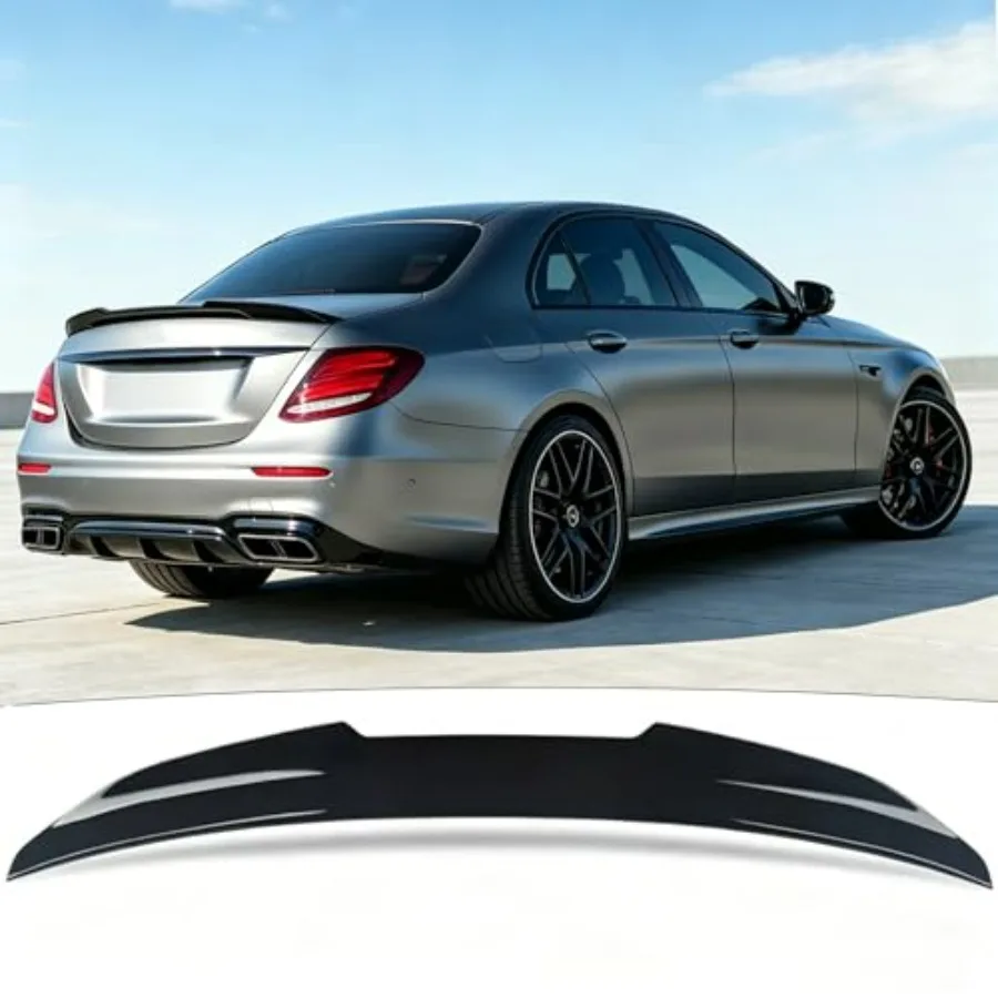 Rear Spoiler Wing for Mercedes E Class W213 2017-2023 Sedan, PSM Style Decklid Lip, Glossy Black ABS Plastic, Exterior Aerodyna
Rear Spoiler Wing for Mercedes E Class W213 2017-2023 Sedan, PSM Style Decklid Lip, Glossy Black ABS Plastic, Exterior Aerodyna