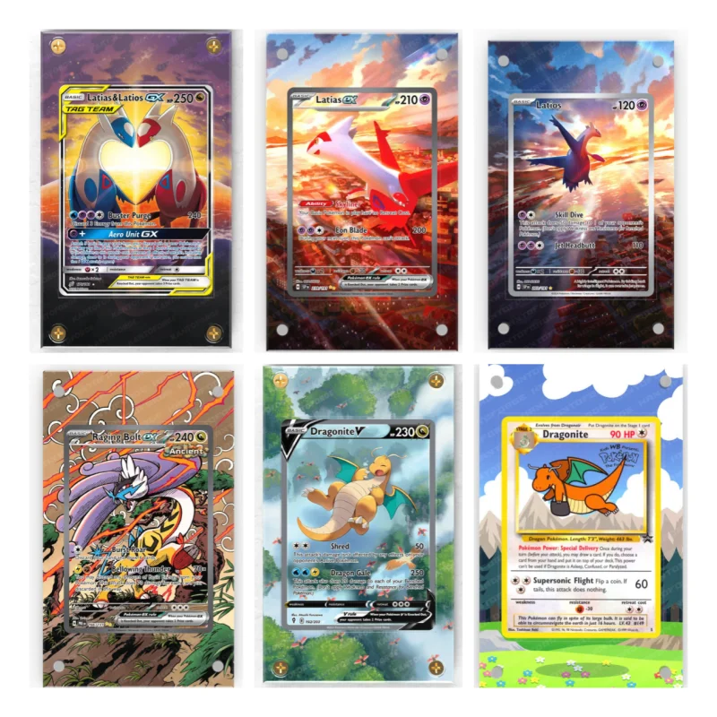 Acrylic Card Display Cases for Psyduck Clarabelle Clemont Skeledirge Dragonite Slabs Card Collector to Showcase Excluding Card
Acrylic Card Display Cases for Psyduck Clarabelle Clemont Skeledirge Dragonite Slabs Card Collector to Showcase Excluding Card