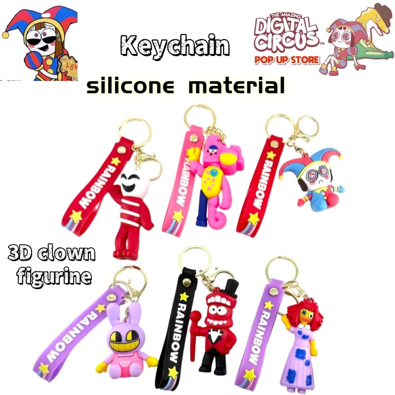 Magical Numbers Circus Cartoon Anime Merchandise Creative Keychain 3D Clown Doll Keyring Bag Charm Accessory Gift for Couples
Magical Numbers Circus Cartoon Anime Merchandise Creative Keychain 3D Clown Doll Keyring Bag Charm Accessory Gift for Couples
