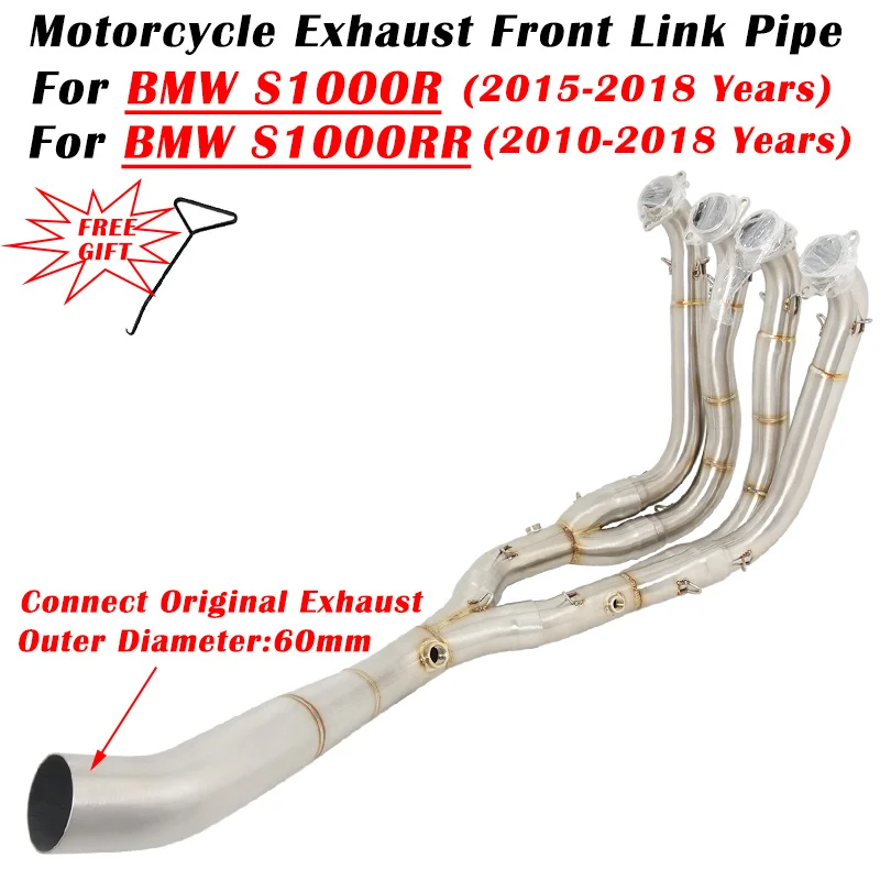 Для BMW S1000RR S1000R S1000 RR R 2010 - 2016 2017 2018 Модифицированная выхлопная система мотоцикла глушитель 60 мм передняя звеньевая труба
Для BMW S1000RR S1000R S1000 RR R 2010 - 2016 2017 2018 Модифицированная выхлопная система мотоцикла глушитель 60 мм передняя звеньевая труба