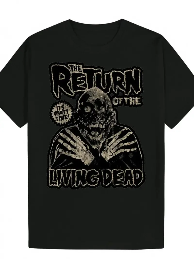 Men'S 'The Return of the Living Dead' Graphic T-Shirt - Casual Crew Neck, Short
Men'S 'The Return of the Living Dead' Graphic T-Shirt - Casual Crew Neck, Short