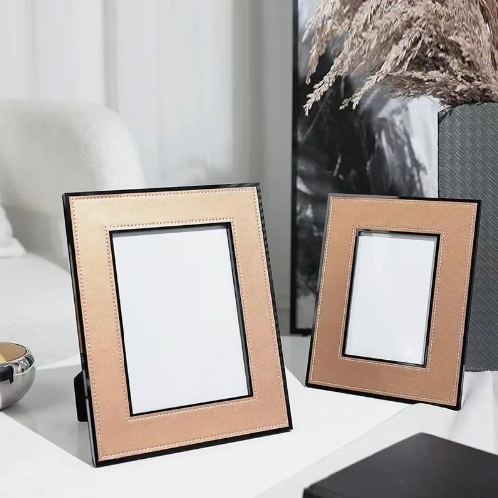 Modern Leather Photo Frame Luxury Picture Frame Home Decor Minimalist Desk Wall Display Family Photo Frame Gift
Modern Leather Photo Frame Luxury Picture Frame Home Decor Minimalist Desk Wall Display Family Photo Frame Gift