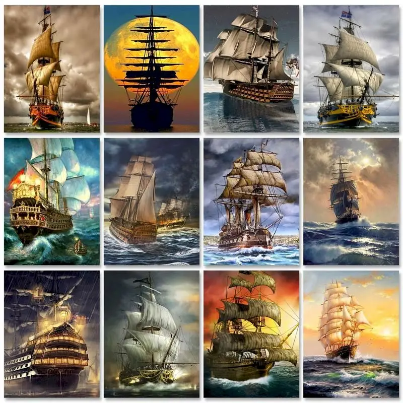 GATYZTORY Frame DIY Painting By Numbers Sail Boat Landscape Picture Canvas By Numbers Modern Hand Painted Oil Painting For Home
GATYZTORY Frame DIY Painting By Numbers Sail Boat Landscape Picture Canvas By Numbers Modern Hand Painted Oil Painting For Home
