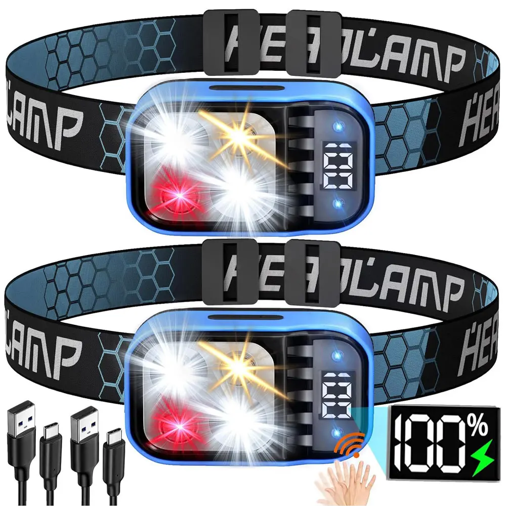 Strong Light Headlamp Flashlight Rechageable Motion Sensor Headlight Portable Fishing Camping Outdoor Head Lamp Work Flashlight
Strong Light Headlamp Flashlight Rechageable Motion Sensor Headlight Portable Fishing Camping Outdoor Head Lamp Work Flashlight