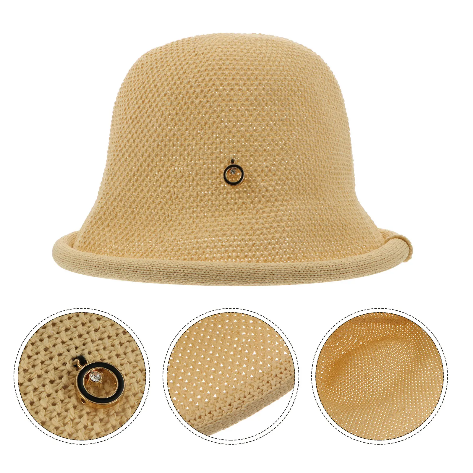 Bucket Hat Women Summer Breathable Windproof Shading Hats Ladies Caps Sun Protection Outdoor Activities Fisherman Hat
Bucket Hat Women Summer Breathable Windproof Shading Hats Ladies Caps Sun Protection Outdoor Activities Fisherman Hat