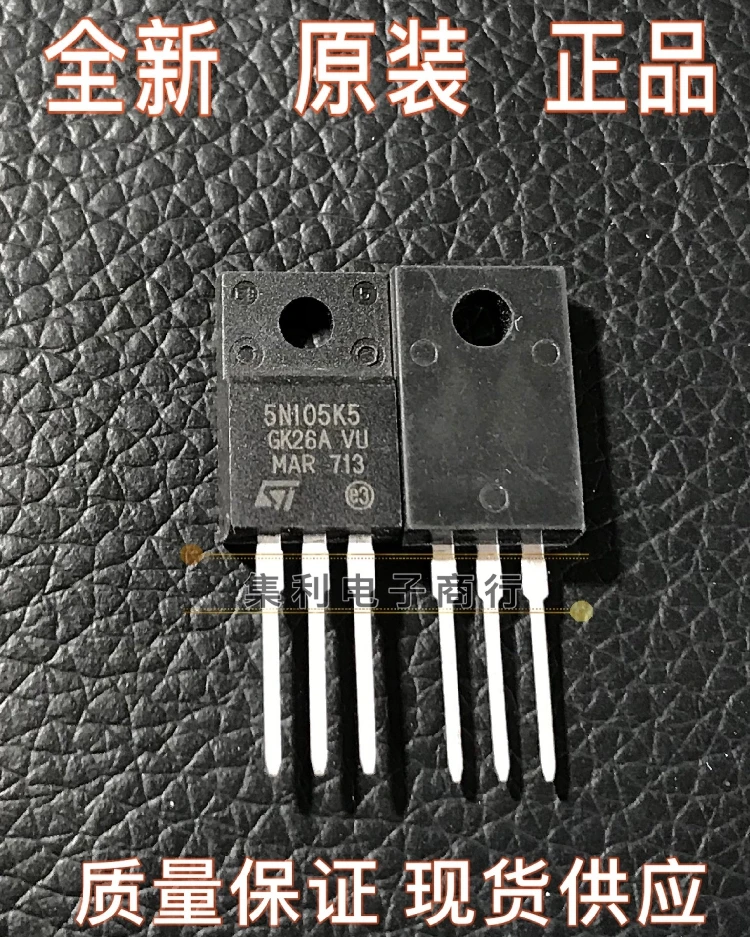 10PCS/Lot 5N105K5 STF5N105K5 STP5N105K5 TO-220F 5A 1050V Imported Original New
10PCS/Lot 5N105K5 STF5N105K5 STP5N105K5 TO-220F 5A 1050V Imported Original New