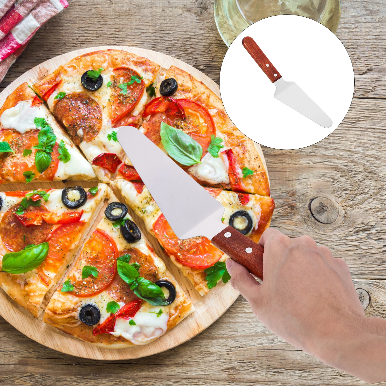 Stainless Steel Cake Spatula Set Wood H Easy Use Clean Pizza Shovel Baking Tools Silver Pastry Cutter Kitchen Bar Supplies
Stainless Steel Cake Spatula Set Wood H Easy Use Clean Pizza Shovel Baking Tools Silver Pastry Cutter Kitchen Bar Supplies