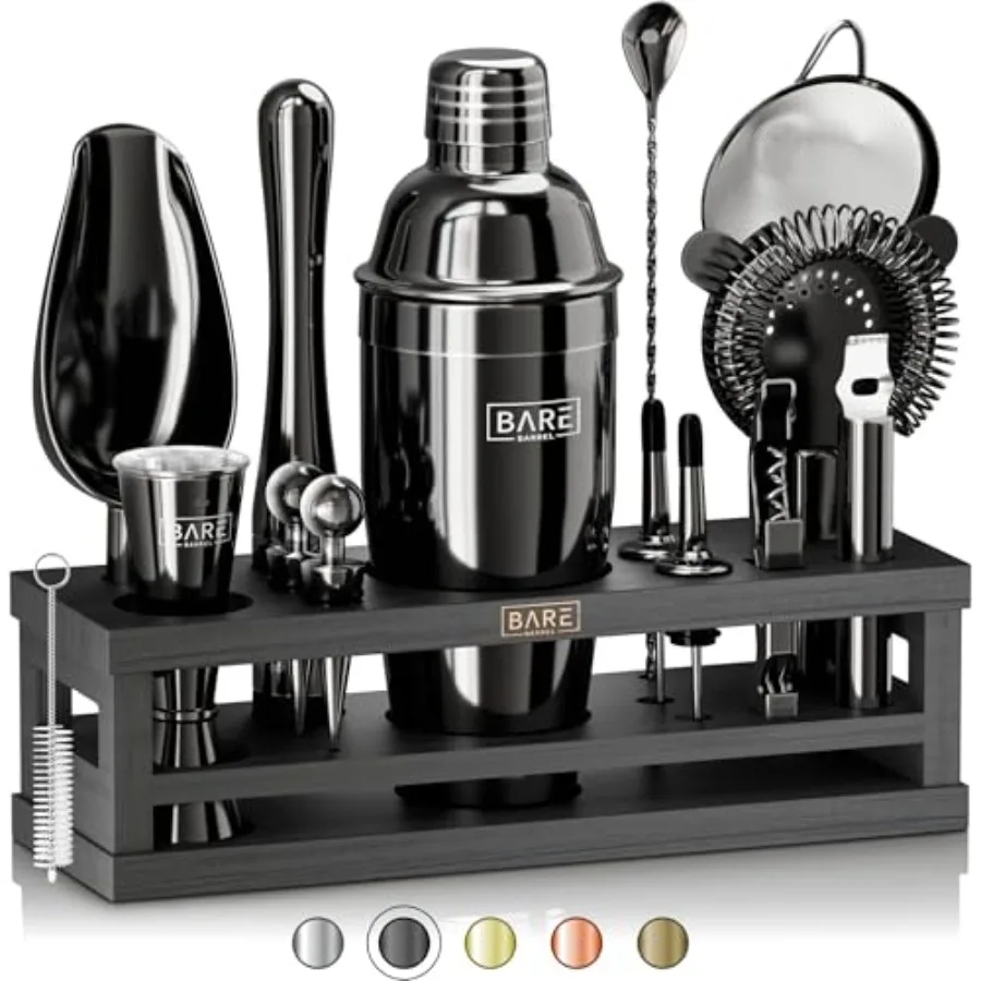 16-Piece Cocktail Shaker Set | Martini Barware Mixing Tools for Home Bartending | Incl. 35 Recipe Cards | Gift Set (24oz Cobbler
16-Piece Cocktail Shaker Set | Martini Barware Mixing Tools for Home Bartending | Incl. 35 Recipe Cards | Gift Set (24oz Cobbler