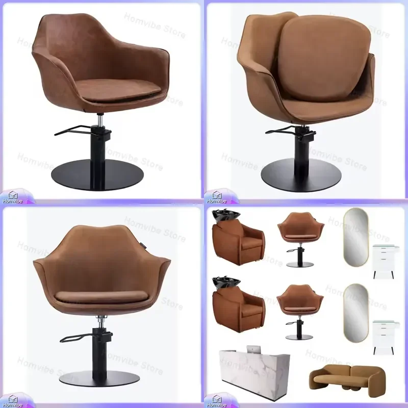 Luxury Dark Brown Hair Salon Chair Styling Barber Chair with Backwash Station Vintage Adjustable Salon Furniture for
Luxury Dark Brown Hair Salon Chair Styling Barber Chair with Backwash Station Vintage Adjustable Salon Furniture for