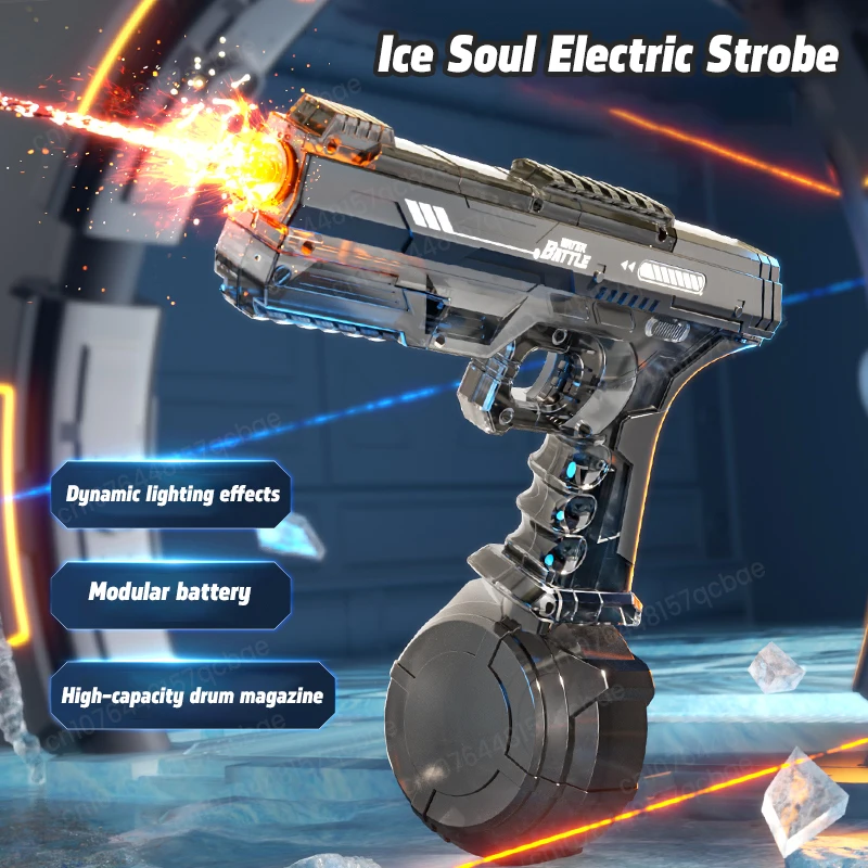 Ice Mouse Electric Water Gun Pulse Water Gun Automatic Water Absorption Grab Large Capacity Light Children's Water Gun Toy
Ice Mouse Electric Water Gun Pulse Water Gun Automatic Water Absorption Grab Large Capacity Light Children's Water Gun Toy