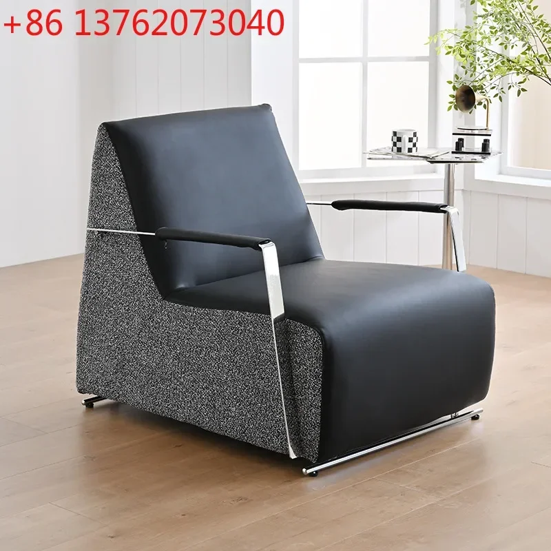 Light luxury Italian leisure chair sedentary comfortable stainless steel art design sofa chair
Light luxury Italian leisure chair sedentary comfortable stainless steel art design sofa chair