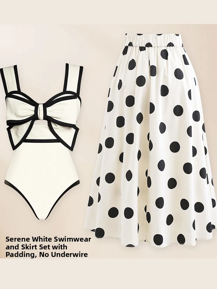 Retro Polka Dot Knot Swimsuit Women's Cover up Set High End Holiday Sle Beach Dr Slimming Summer
Retro Polka Dot Knot Swimsuit Women's Cover up Set High End Holiday Sle Beach Dr Slimming Summer