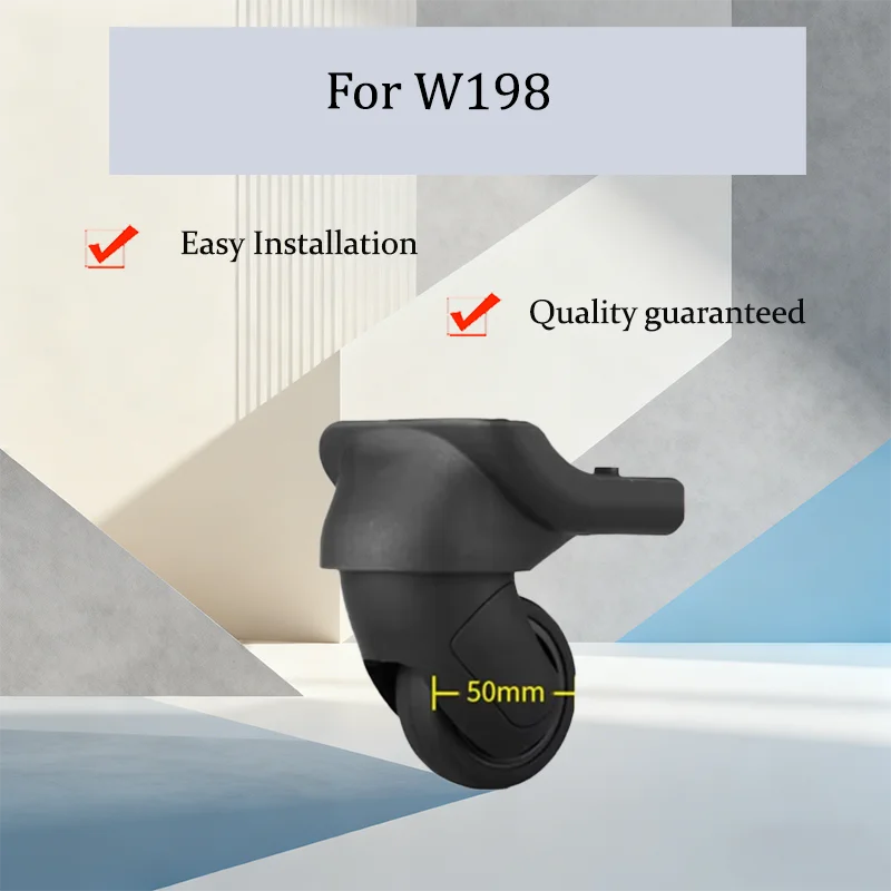 Комплект для замены колес для чемодана W198: усиленные, плавное скольжение, поворотные ролики, легкая установка, аксессуары для багажа
Комплект для замены колес для чемодана W198: усиленные, плавное скольжение, поворотные ролики, легкая установка, аксессуары для багажа