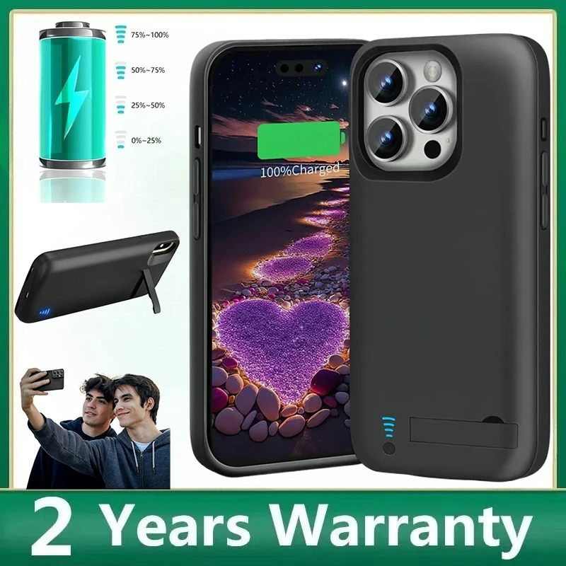 Новый умный чехол-аккумулятор 10000 мАч для iPhone 15 Pro Max / 15 Plus, чехол-павербанк для iPhone 15 Pro Max
Новый умный чехол-аккумулятор 10000 мАч для iPhone 15 Pro Max / 15 Plus, чехол-павербанк для iPhone 15 Pro Max