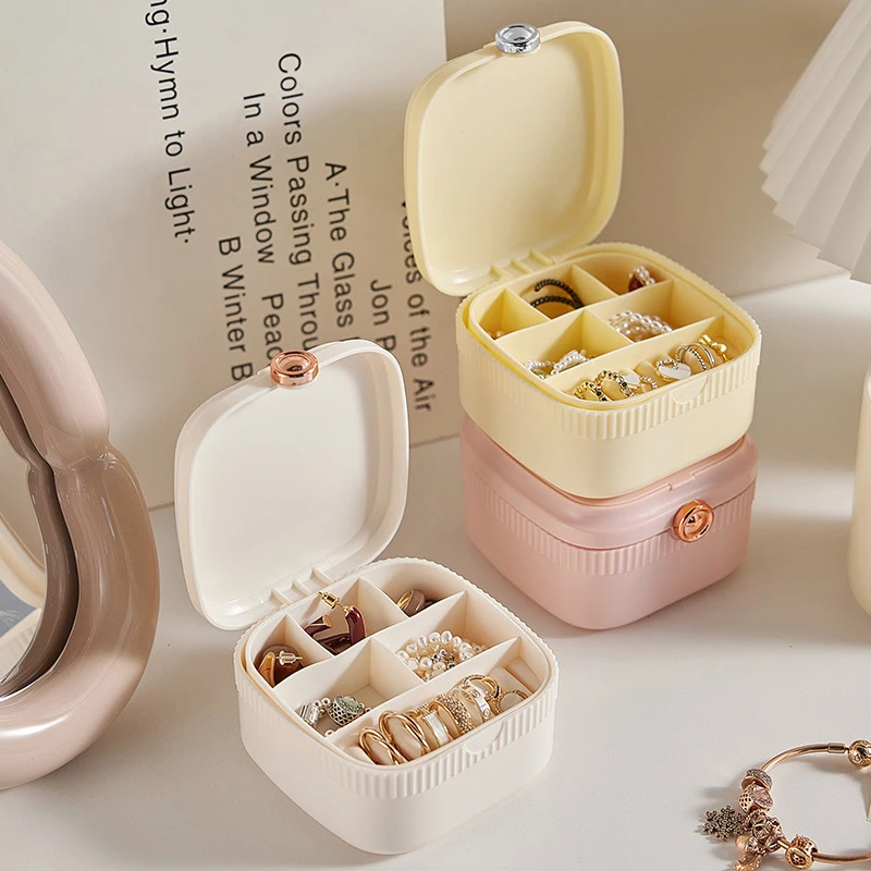 Jewelry Box, Makeup Organizer Storage Box, Studs Earrings Necklace Jewelry Box With Mirror, Plastic Storage Containers
Jewelry Box, Makeup Organizer Storage Box, Studs Earrings Necklace Jewelry Box With Mirror, Plastic Storage Containers