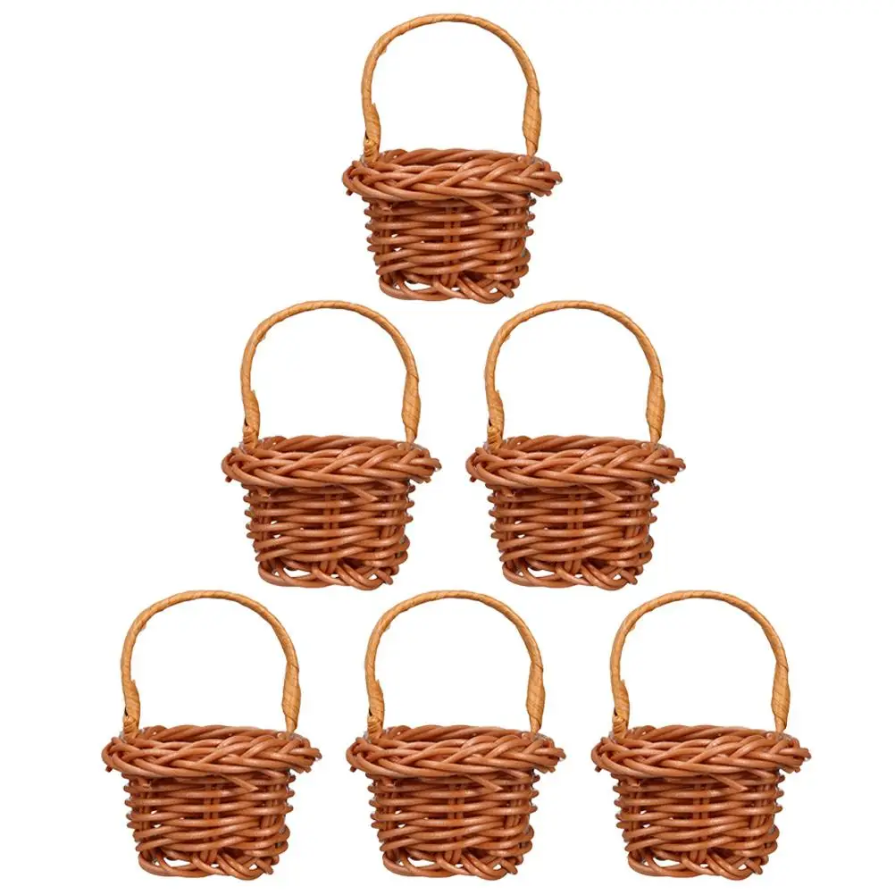 6 Pcs Mini Woven Flower Baskets Tiny Decorative Storage Rustic Home Garden Wedding Office House Landscaping
6 Pcs Mini Woven Flower Baskets Tiny Decorative Storage Rustic Home Garden Wedding Office House Landscaping