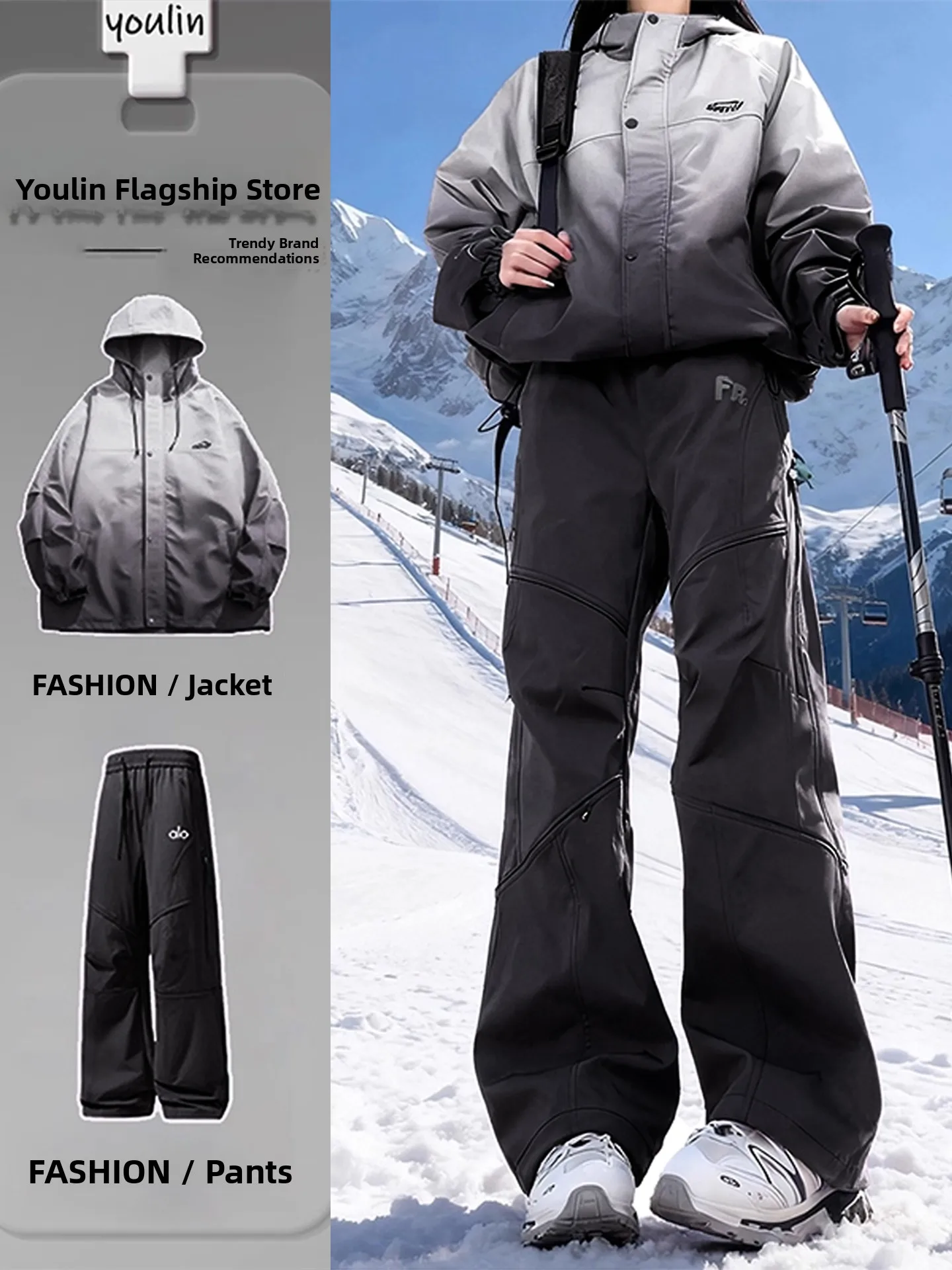 Men's Snowboarding Pants Set Thiened Fce Lined Soft ell Waterproof Winter Outdoor Casual Trousers for Extreme Cold Wea...
Men's Snowboarding Pants Set Thiened Fce Lined Soft ell Waterproof Winter Outdoor Casual Trousers for Extreme Cold Wea...