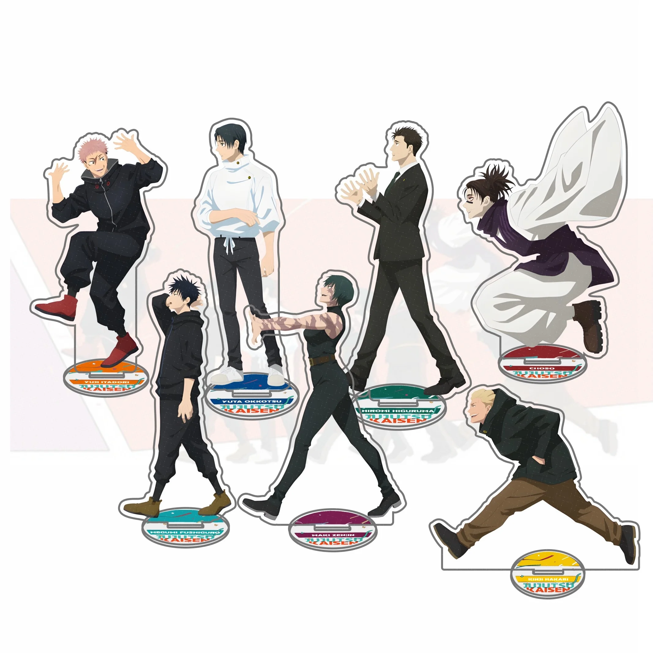 J-ujutsu Kaisen Acrylic Stand Satoru Gojo and Geto Suguru Action Model Ornament Cartoon Pattern Desktop Keychain Gift
J-ujutsu Kaisen Acrylic Stand Satoru Gojo and Geto Suguru Action Model Ornament Cartoon Pattern Desktop Keychain Gift