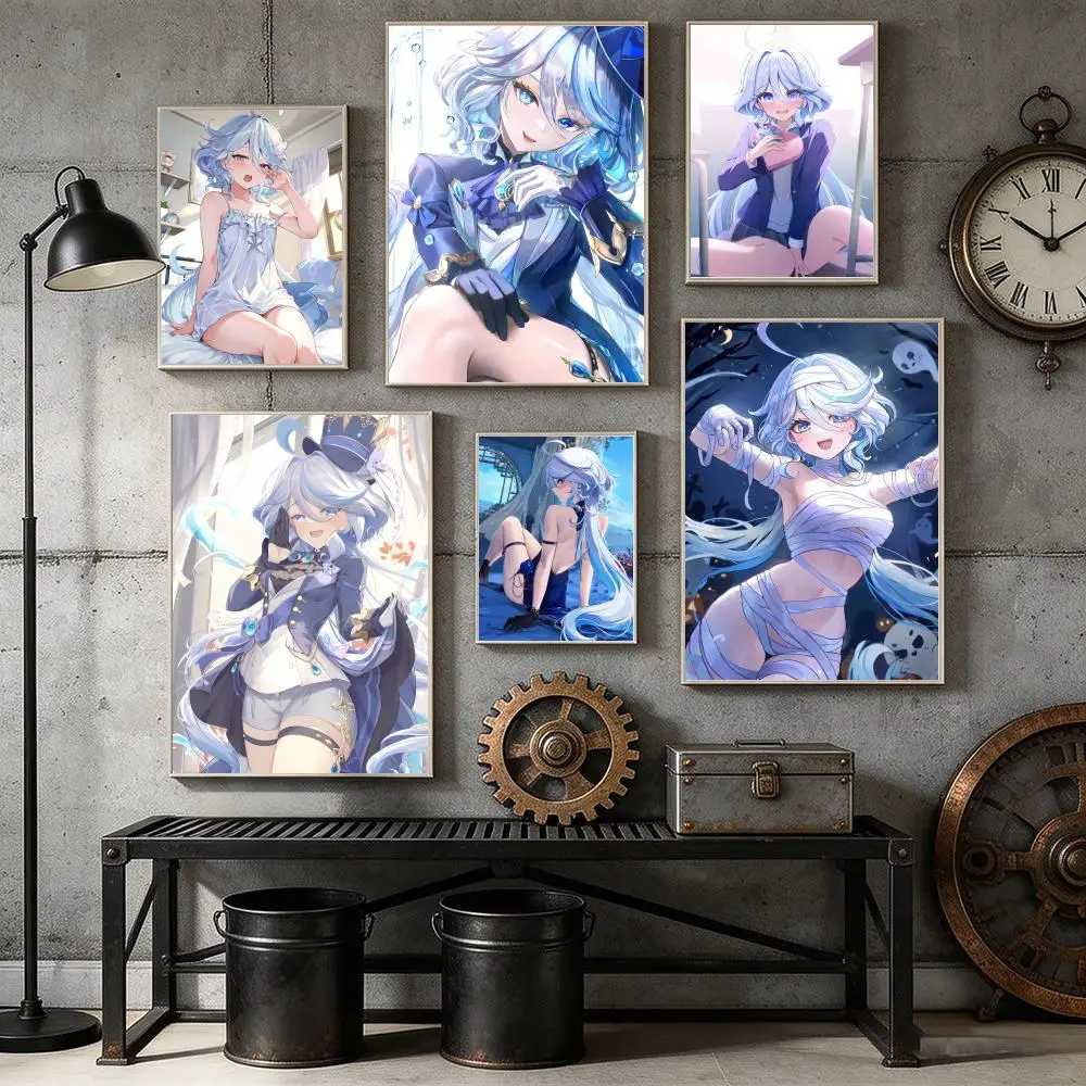Furina Genshin Impact Poster Home Bar Wall Art Sticker Waterproof Self-Adhesive Mural for Living Room Bedroom Decor
Furina Genshin Impact Poster Home Bar Wall Art Sticker Waterproof Self-Adhesive Mural for Living Room Bedroom Decor