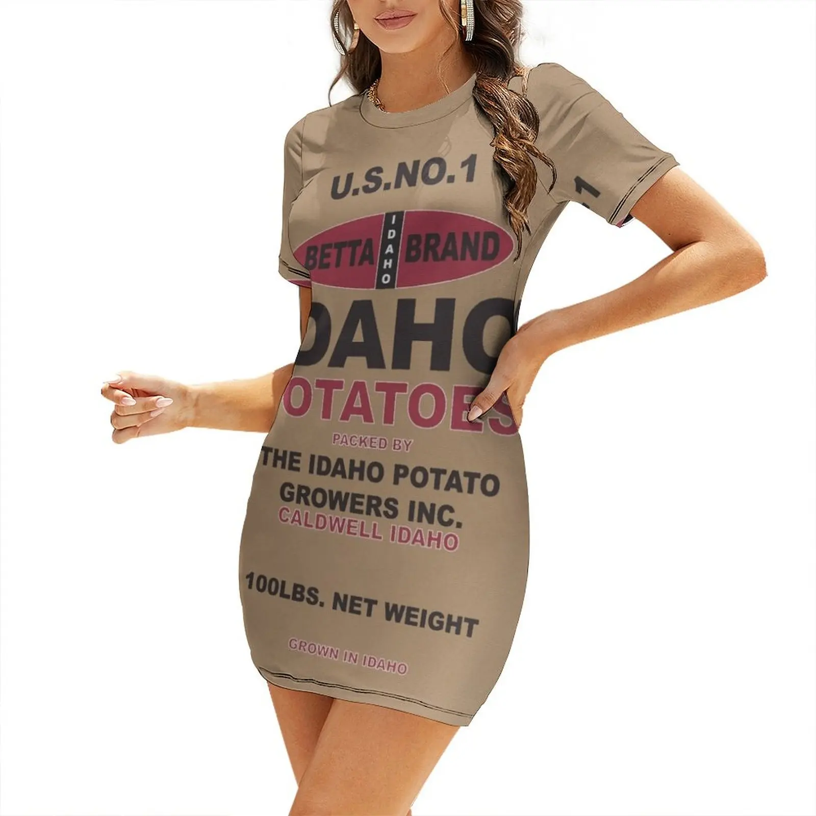 Look good in a Potato Sack Short-Sleeved Dress luxury woman evening dress Woman's evening dress Evening gown
Look good in a Potato Sack Short-Sleeved Dress luxury woman evening dress Woman's evening dress Evening gown