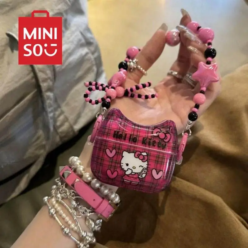 Kawaii Sanrio Anime Airpods Earphone Protective Case Cute Hello Kitty Cartoon Y2K Fashion Pink Grid Sweet and Cool Gift for Girl
Kawaii Sanrio Anime Airpods Earphone Protective Case Cute Hello Kitty Cartoon Y2K Fashion Pink Grid Sweet and Cool Gift for Girl