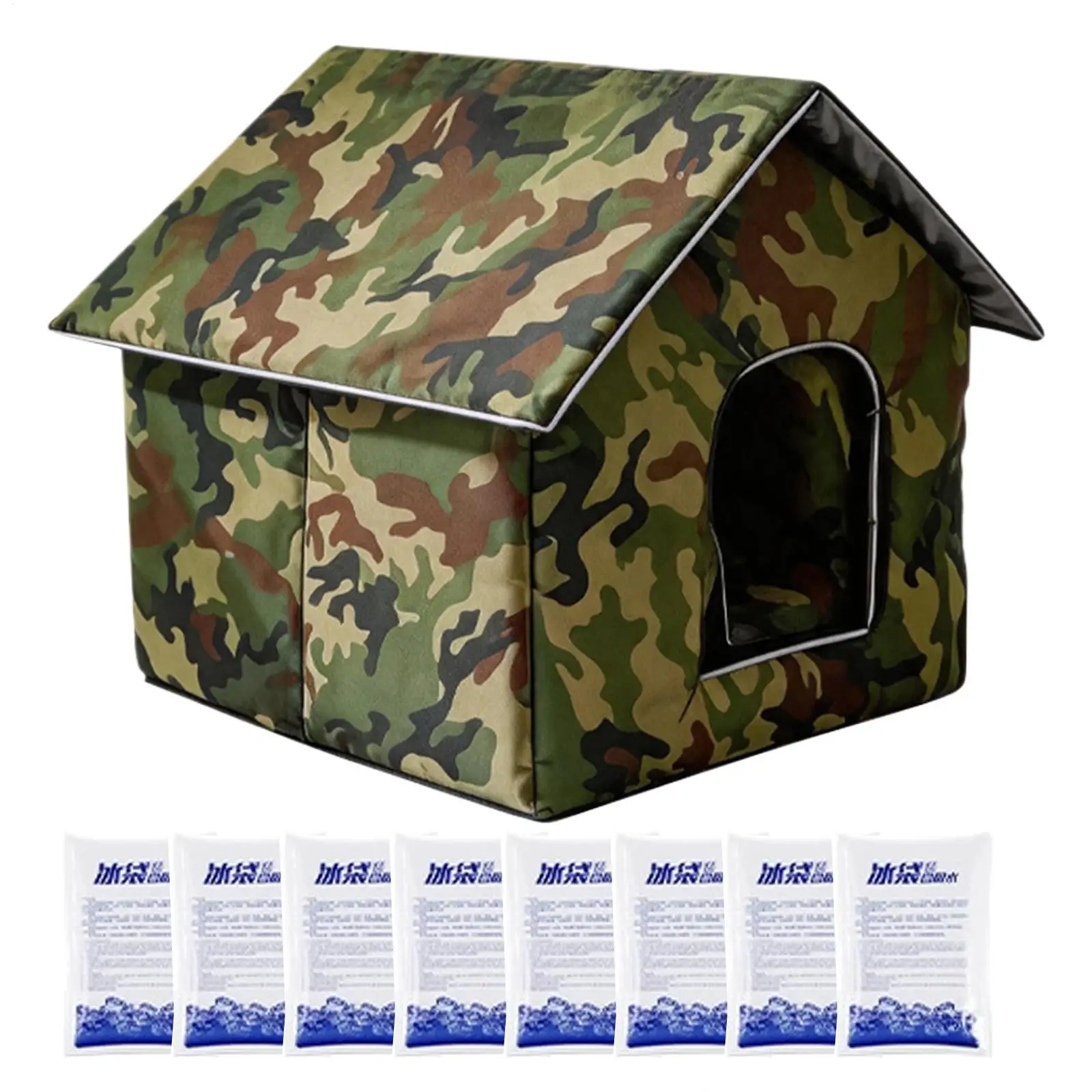 Cooling Cat House For Summer 3 Layers Foldable Thermal Insulation With Ice Packs Cooling Outdoor Cat House For Kitten Puppy Dog
Cooling Cat House For Summer 3 Layers Foldable Thermal Insulation With Ice Packs Cooling Outdoor Cat House For Kitten Puppy Dog