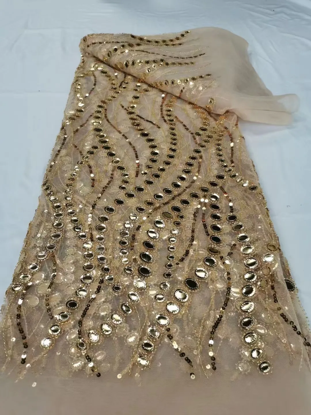 Latest African Mesh Lace Fabric 2024 French Tulle Lace Fabric With Multicolor Sequins Nigerian Sequins Lace Material For Wedding
Latest African Mesh Lace Fabric 2024 French Tulle Lace Fabric With Multicolor Sequins Nigerian Sequins Lace Material For Wedding