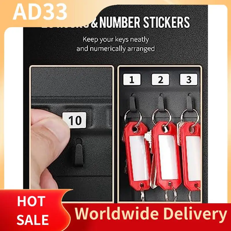 Top Deals 1 PCS Iron Key Cabinet With Combination Lock Wall-Mounted Key Storage Box With Resettable Combination Black Digital Se
Top Deals 1 PCS Iron Key Cabinet With Combination Lock Wall-Mounted Key Storage Box With Resettable Combination Black Digital Se