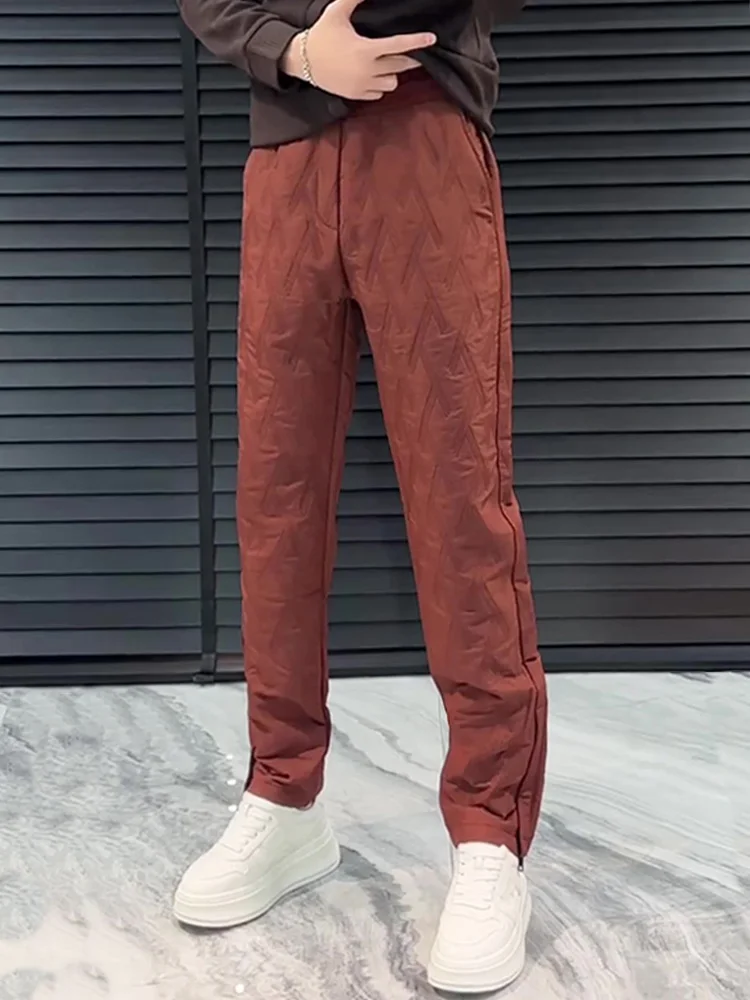 Comfortable Cotton Straight Leg Pants Men's Winter Faion Lightweight Warm Casual Trousers Thiened Cotton Long Pants
Comfortable Cotton Straight Leg Pants Men's Winter Faion Lightweight Warm Casual Trousers Thiened Cotton Long Pants