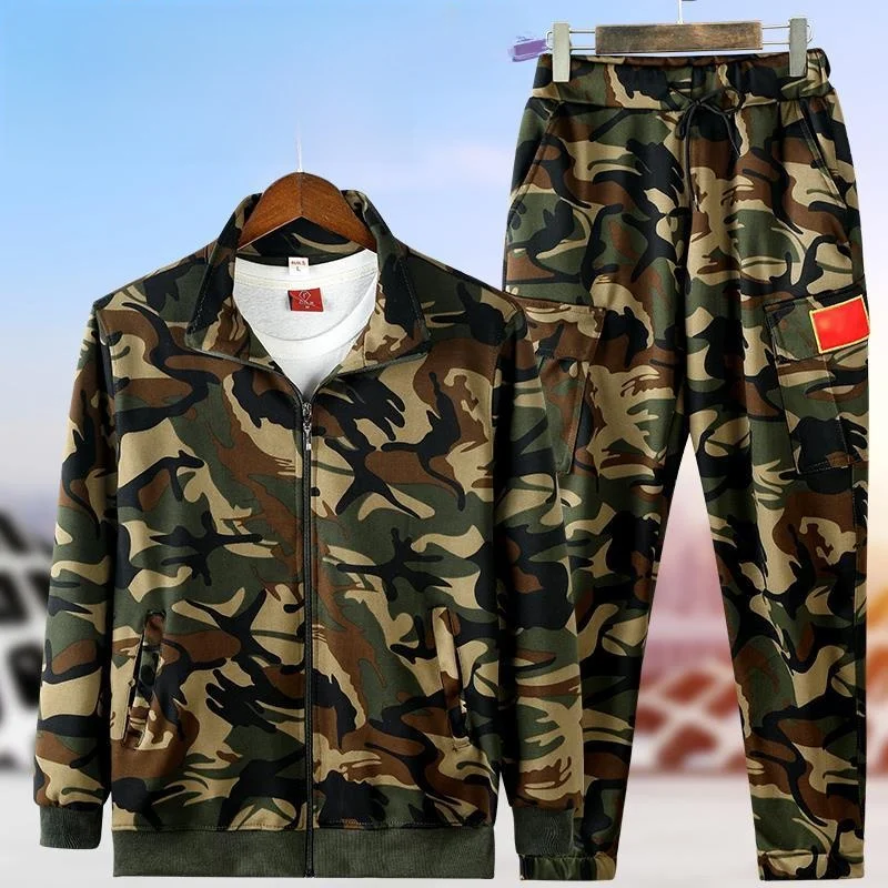 Knitted Camouflage Workwear Set Loose Fit Breathable Casual Spring Summer Men Women Sport Leisure Protective Clothing
Knitted Camouflage Workwear Set Loose Fit Breathable Casual Spring Summer Men Women Sport Leisure Protective Clothing