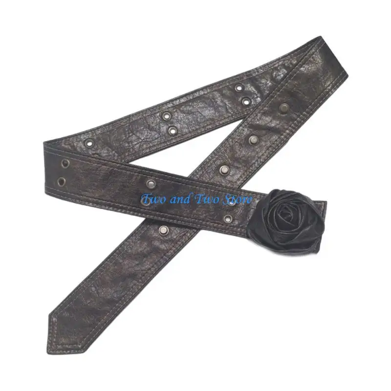 HX6F 3D Rose Waist Belt Punk Chain Unique Grommet Belt Body Chain for Dress Stage
HX6F 3D Rose Waist Belt Punk Chain Unique Grommet Belt Body Chain for Dress Stage