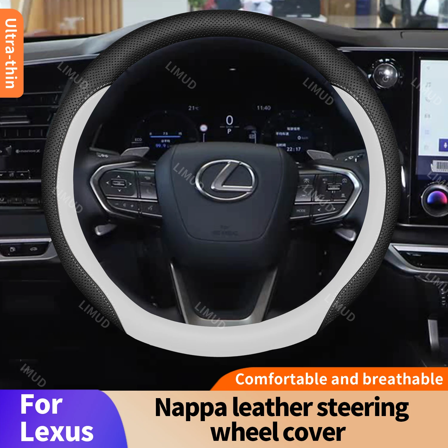 For Lexus RX 300 330 400 450 350 RX RX300 NX NX400h IS Car Steering Wheel Cover without Inner Ring Suitable for 14.5-15 Inches
For Lexus RX 300 330 400 450 350 RX RX300 NX NX400h IS Car Steering Wheel Cover without Inner Ring Suitable for 14.5-15 Inches