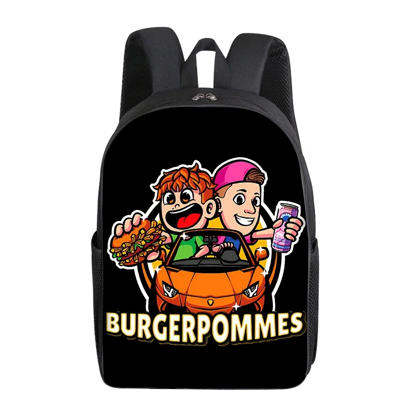 New Burgerpommes Icrimax Backpack Kawaii Anime Figures Schoolbag Student Large Capacity Stationery Bag Storage Bags School Gift
New Burgerpommes Icrimax Backpack Kawaii Anime Figures Schoolbag Student Large Capacity Stationery Bag Storage Bags School Gift