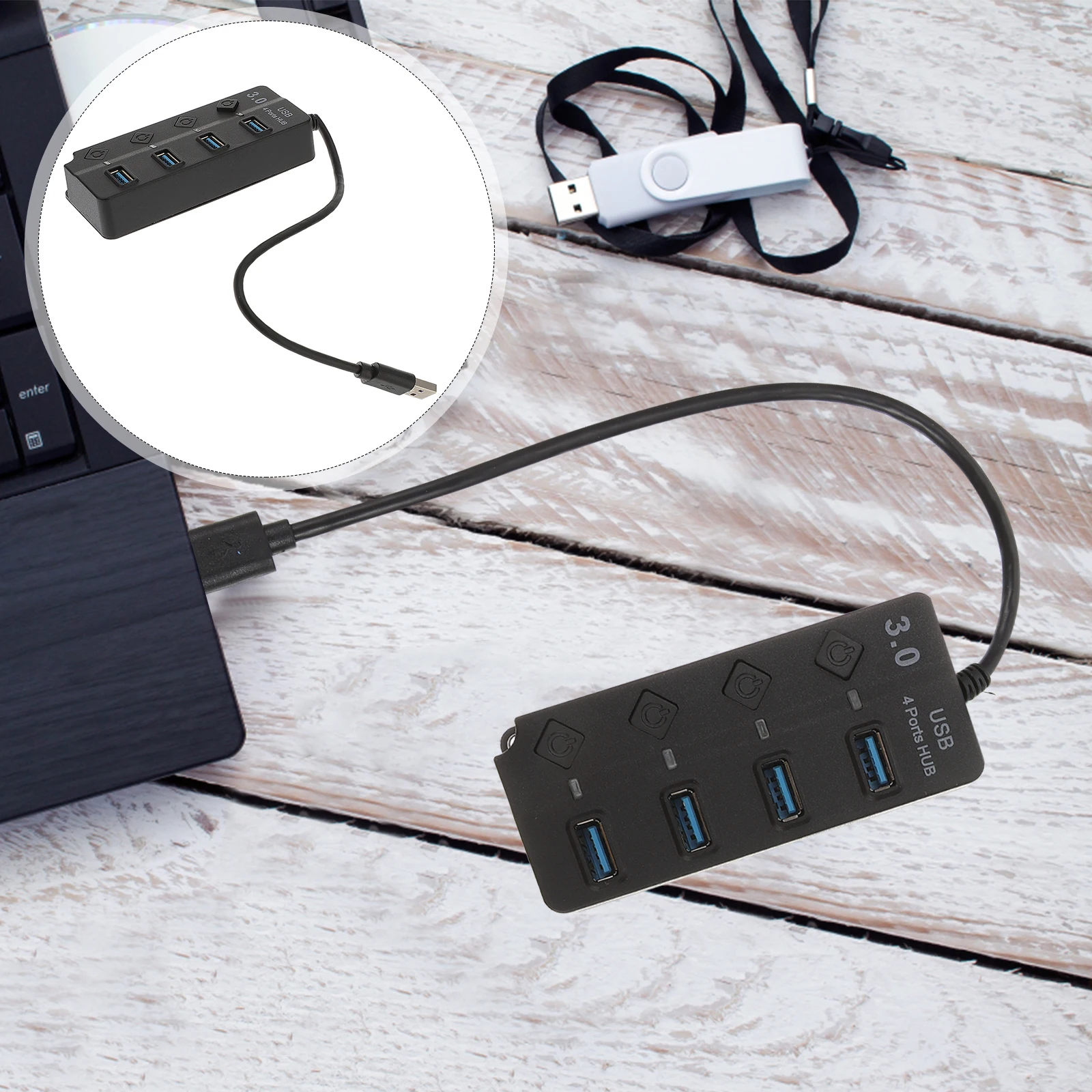 USB HUB Splitter for Computer Multi-port Adapter Fast Charging Ports Extension Extender Laptop
USB HUB Splitter for Computer Multi-port Adapter Fast Charging Ports Extension Extender Laptop