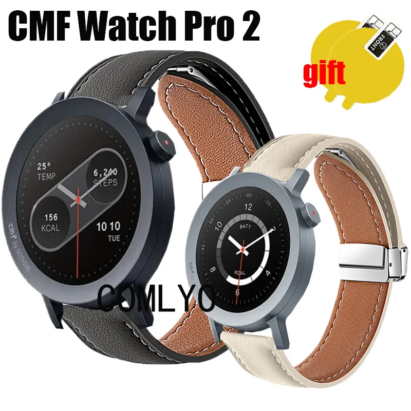 Ремешок из натуральной кожи с магнитной застежкой для смарт-часов CMF Watch Pro 2
Ремешок из натуральной кожи с магнитной застежкой для смарт-часов CMF Watch Pro 2