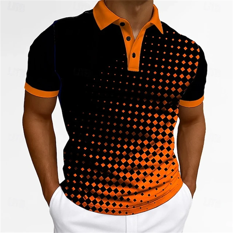 Colorful Striped 3D Printed Man Polo Shirts Geometric Color Block Pattern Men's Clothes Shirt Casual Lapel Short Sleeve Tops
Colorful Striped 3D Printed Man Polo Shirts Geometric Color Block Pattern Men's Clothes Shirt Casual Lapel Short Sleeve Tops