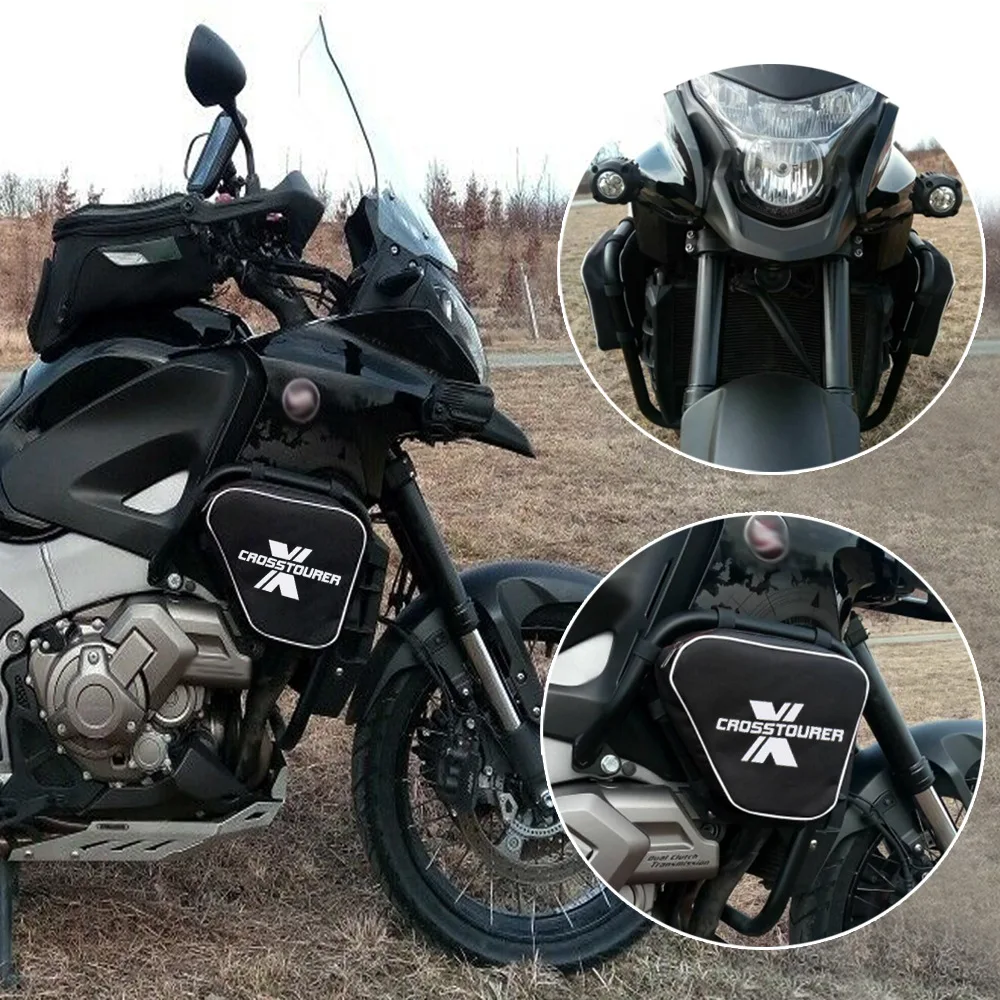 1 пара мотоциклетных сумок для Honda Crosstourer VFR1200X, водонепроницаемые сумки на раме, дорожный пакет для хранения, аксессуар, сумка для инструментов
1 пара мотоциклетных сумок для Honda Crosstourer VFR1200X, водонепроницаемые сумки на раме, дорожный пакет для хранения, аксессуар, сумка для инструментов
