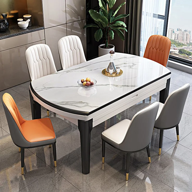 Nordic Minimalist Dining Table Rectangle Multifunctional Folding Breakfast Dining Table 8 People Mesa Plegable Home Furniture
Nordic Minimalist Dining Table Rectangle Multifunctional Folding Breakfast Dining Table 8 People Mesa Plegable Home Furniture