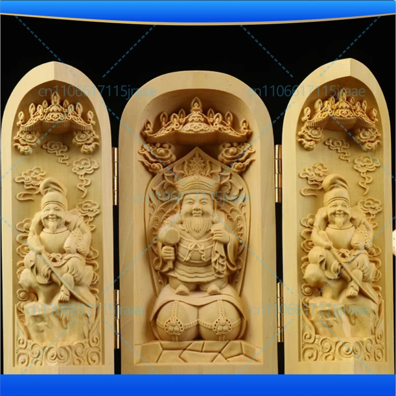 wood carving Guanyin, God of Wealth sculptures and figurines high-quality portable Home Room Office Wealth Luck Feng Shui Decor
wood carving Guanyin, God of Wealth sculptures and figurines high-quality portable Home Room Office Wealth Luck Feng Shui Decor