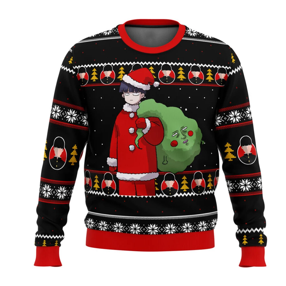 Mob Psycho-Pull de Dessin Animé de Noël Père Noël pour hommes женский, пот с капюшоном в стиле аниме, толстовка для пары, haut à la
Mob Psycho-Pull de Dessin Animé de Noël Père Noël pour hommes женский, пот с капюшоном в стиле аниме, толстовка для пары, haut à la
