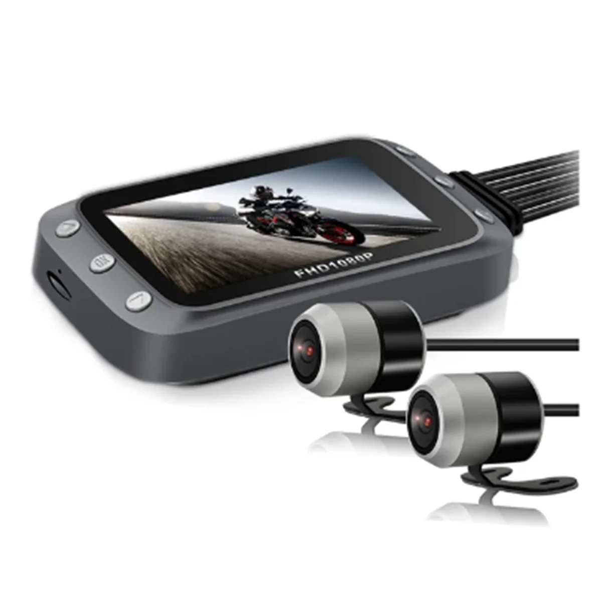 WiFi Motorcycle DVR Dash Cam 1080P+1080P Full HD Front Rear View Waterproof Motorcycle Camera GPS Logger Recorder Box(B)-AB01
WiFi Motorcycle DVR Dash Cam 1080P+1080P Full HD Front Rear View Waterproof Motorcycle Camera GPS Logger Recorder Box(B)-AB01