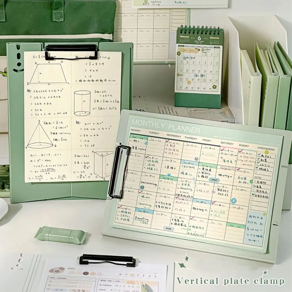 Dual-use Verhical Plale Clamp Multifunctional Verhical Multifunction Writing Pad A4 File Folder School Office
Dual-use Verhical Plale Clamp Multifunctional Verhical Multifunction Writing Pad A4 File Folder School Office