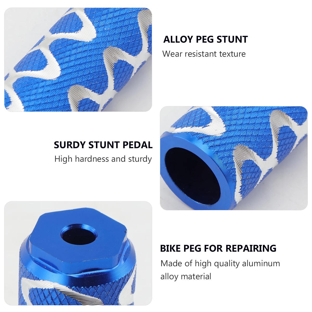 1 Pair Aluminum Alloy Bicycle Pedals Sturdy Cylinder Footpegs Mountain Bike Repair Replacement 6Mm Screws Tools Small Hole Blue
1 Pair Aluminum Alloy Bicycle Pedals Sturdy Cylinder Footpegs Mountain Bike Repair Replacement 6Mm Screws Tools Small Hole Blue
